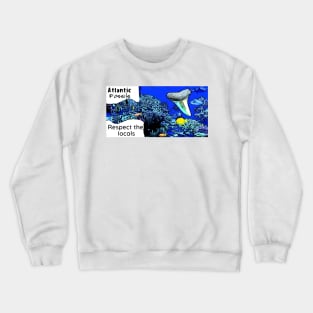 Protect Coral Reefs and Fish Respect the Locals Crewneck Sweatshirt